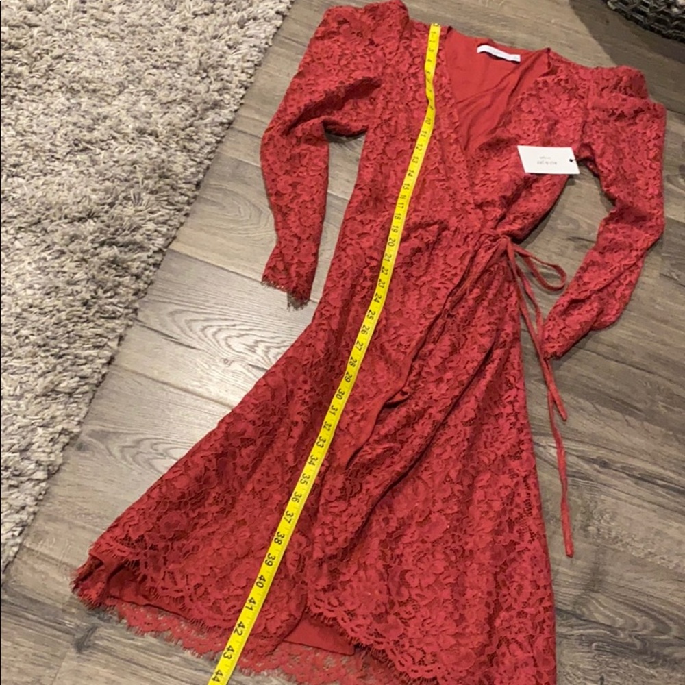 🆕Ali & Jay Lace Long Sleeve Wrap Dress😍 - Picture 7 of 8